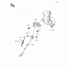 Ninja 650 ABS (EX650-KHFA) Подножка