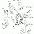 KLX150BF (KLX150FHFB) Frame fittings(fhf)