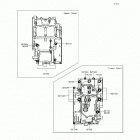 Versys-X 300 ABS (KLE300-CHF) Болты крепления картера