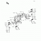 Versys-X 300 ABS (KLE300-CHF) Подножки