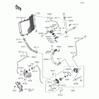 Ninja 650 ABS (EX650-KHFA) Патрубки охлаждения