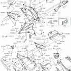 Ninja 1000 Обтекатель нижний