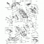 Ninja 650 ABS (EX650-KHFA) Обтекатели