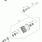 KX250F (KX252AHF) Переднее колесо