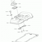 Ninja 300 (EX300AGFA) Крышка головки цилиндров