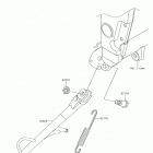 Ninja 300 ABS (EX300BHFA) Подножка