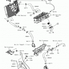 Ninja ZX-6R Патрубки охлаждения