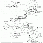 Ninja 300 ABS (EX300BHFA) Side covers  /  chain cover(bhf-bhfb)