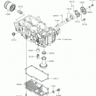 Ninja 300 (EX300AGFA) Масляный насос  /  масляный фильтр