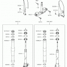 KLX150BF (KLX150FHFB) Передняя вилка