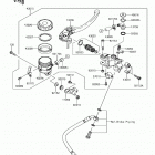Ninja ZX-6R ABS Главный тормозной цилиндр