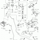 Ninja 300 ABS (EX300BHFA) Задний торм цилиндр