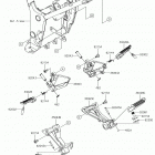 Ninja 300 ABS (EX300BHFA) Подножки