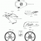 Ninja ZX-6R Decals(white)(ehf)