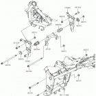 Ninja 300 ABS (EX300BHFA) Engine mount(bgf-bhfa)