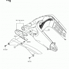 Ninja ZX-6R ABS Крышка цепи привода