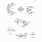 Ninja 650 ABS (EX650-KHFA) Decals(black)(khf)