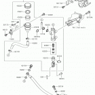 Ninja 300 (EX300AGFA) Задний торм цилиндр