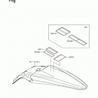 KX250F (KX252AHF) Лейбл предостережения