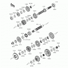 Ninja 650 ABS (EX650-KHFA) Трансмиссия