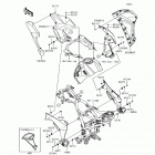 Versys-X 300 ABS (KLE300-CHF) Обтекатель нижний
