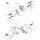 Ninja 650 ABS (EX650-KHFA) Подножки