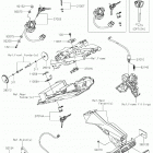 NINJA 650 ABS Замок зажигания  /  замки  /  отражатели