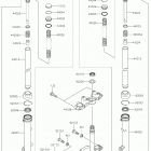 KLX110 Передняя вилка