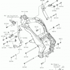 Ninja 1000SX Крепление двигателя