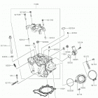 KX250 Головка цилиндров