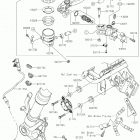 Ninja 1000SX Главный тормозной цилиндр