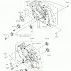 KLX140G Картер двигателя