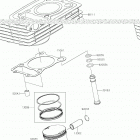 KLX230 ABS Цилиндр(ы) /  поршень