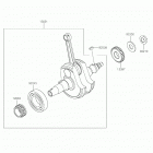 KLX230R Коленвал