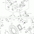 Ninja 1000SX Задний тормоз