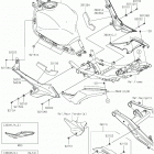 Ninja 650 Боковые крышки  /  крышка цепи