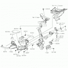 KLX230 Рама ,крепежные детали