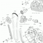 KLX230 ABS Распредвал(ы)  /  натяжитель