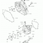 KLX140 Крышки двигателя