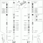 KX450 Передняя вилка