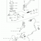 W800 Главный тормозной цилиндр
