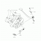 W800 CAFE Педаль тормоза