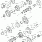 W800 CAFE Трансмиссия
