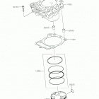 KX250 Цилиндр(ы) /  поршень