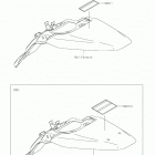 KLX140 Лейбл предостережения