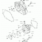 KLX140G Крышки двигателя