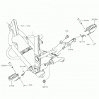 KLX300R Подножки