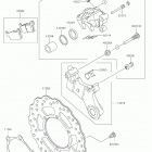 KLX300R Задний тормоз