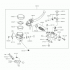 NINJA ZX-6R ABS Главный тормозной цилиндр