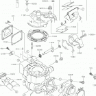 KX85 Cylinder head  /  cylinder